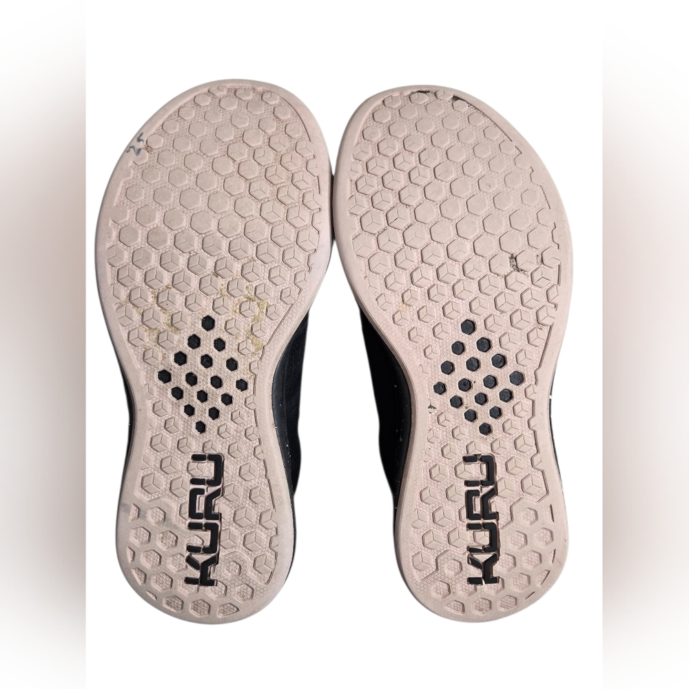 Kuru Atom Sneakers in Jet Black Misty Lilac Workout Walking Women's Size 7.5 - Picture 8 of 10
